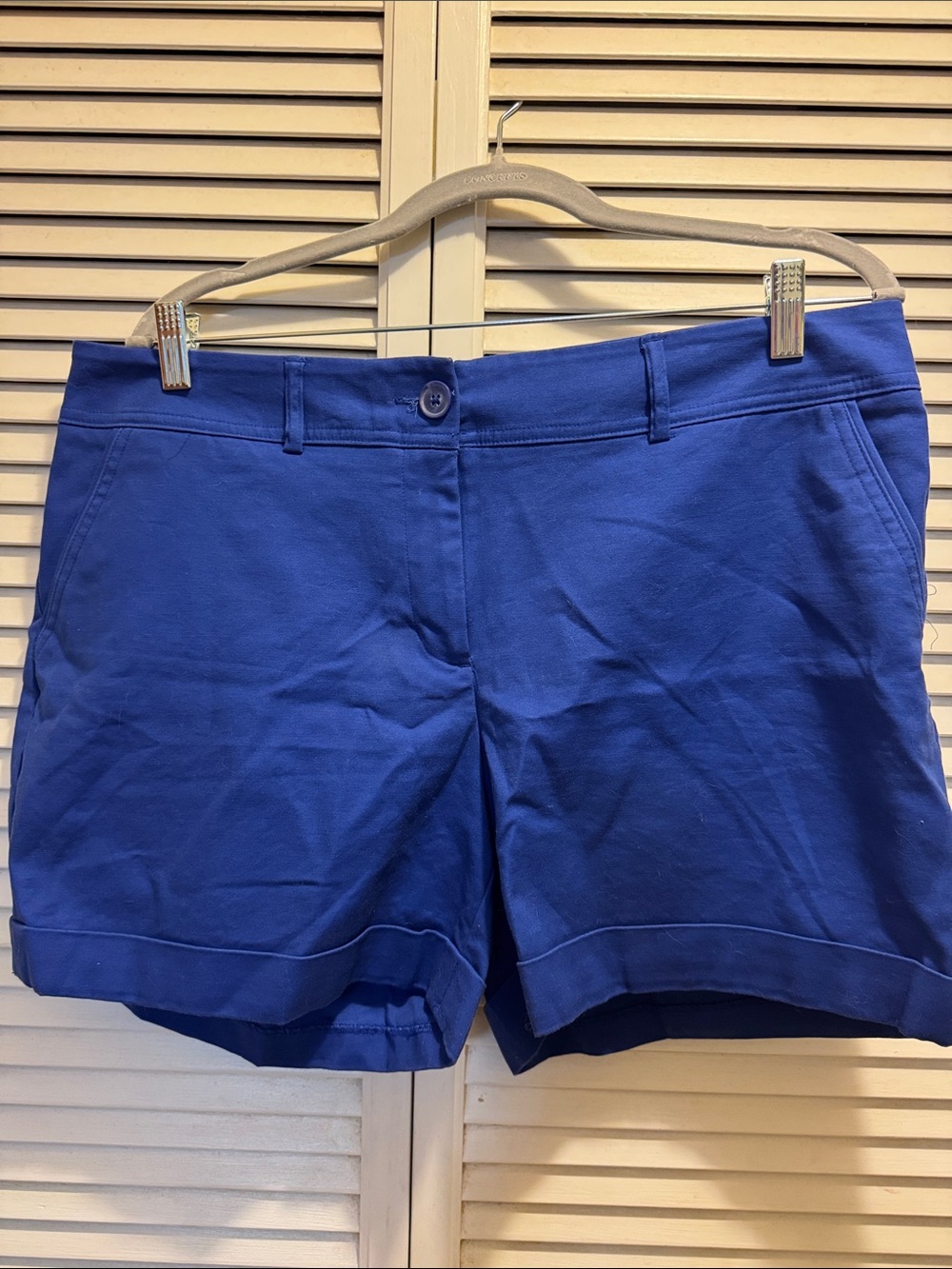 Apt. 9 Bold Blue Cotton-Blend Shorts